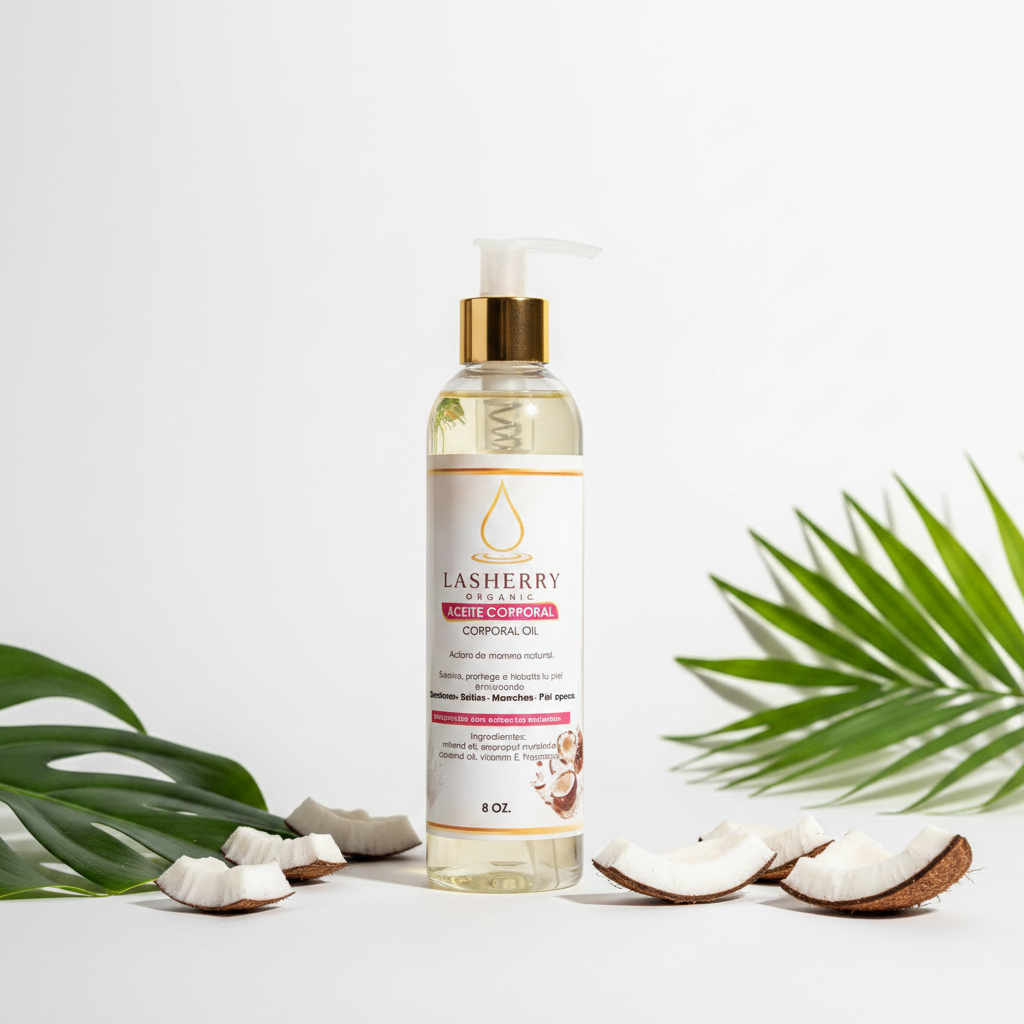 Aceite Corporal La Sherry Organic - Foto Profesional