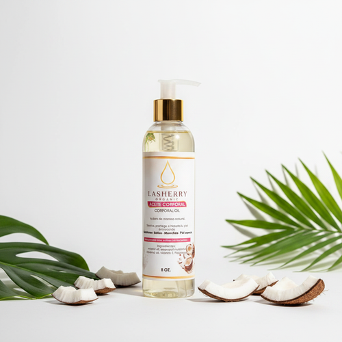 Aceite Corporal La Sherry Organic - Foto Profesional